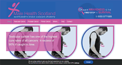 Desktop Screenshot of malehealthscotland.org