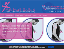 Tablet Screenshot of malehealthscotland.org